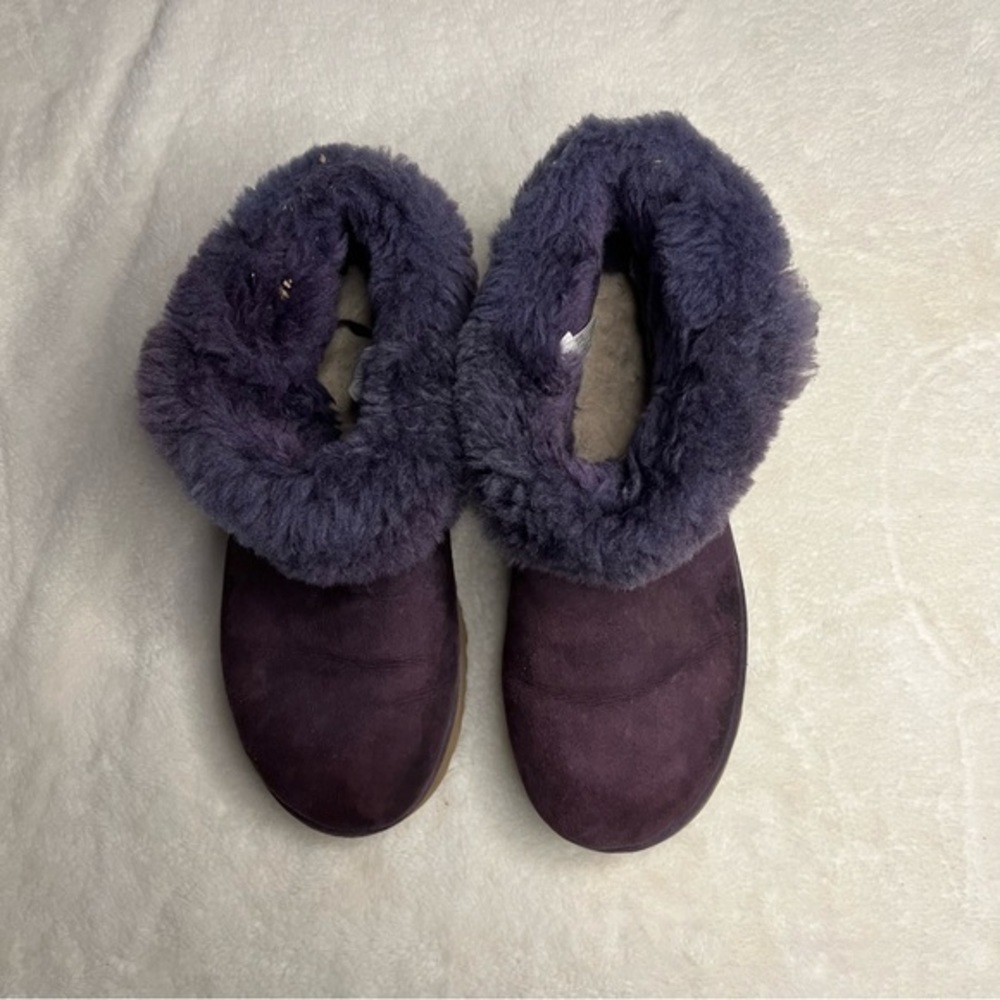 Ugg Mini Bailey Button Purple Size 10 - image 5
